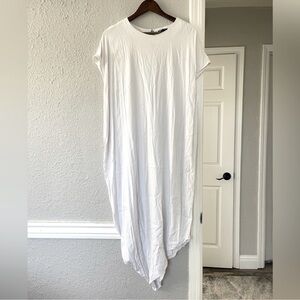 Universal standard White Asymmetrical Dress S